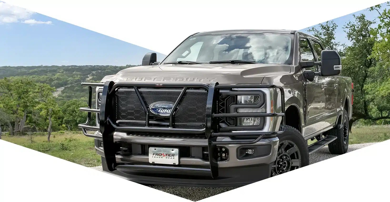 frontier-truck-gear-grille-guard-hill-country-scene